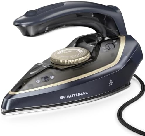 Mini Travel Iron for Clothes with Dual Voltage, 1000 Watts