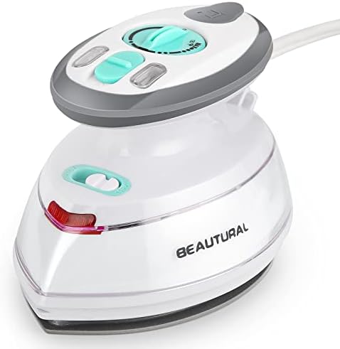 Mini Travel Steam Iron for Clothes with Dual Voltage